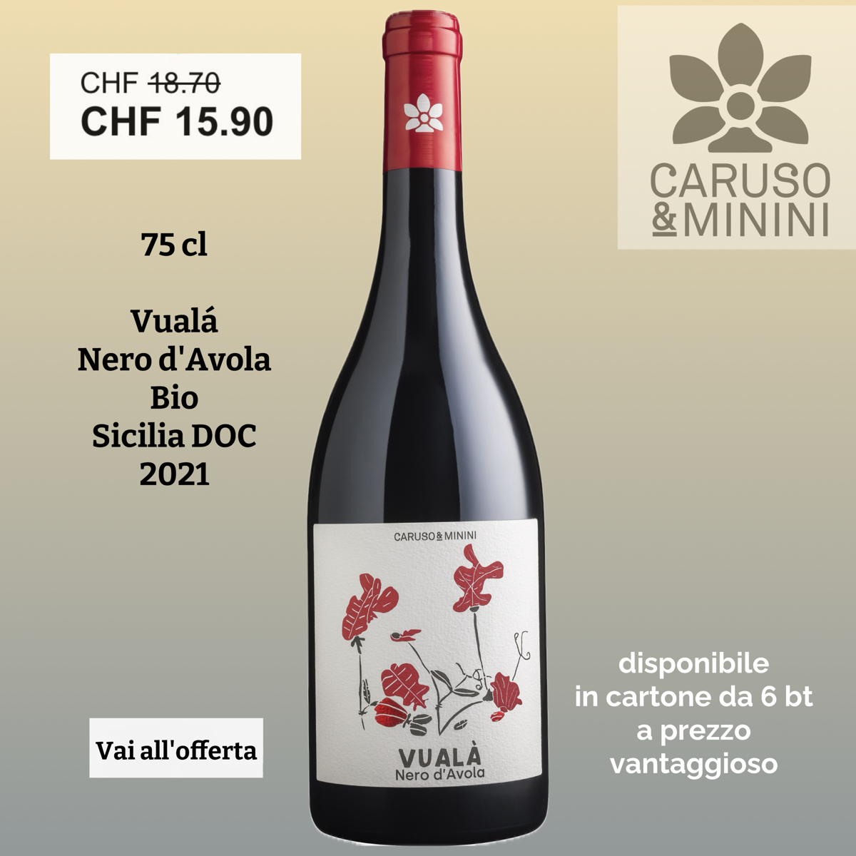 Vualá Nero d'Avola Bio Sicilia DOC