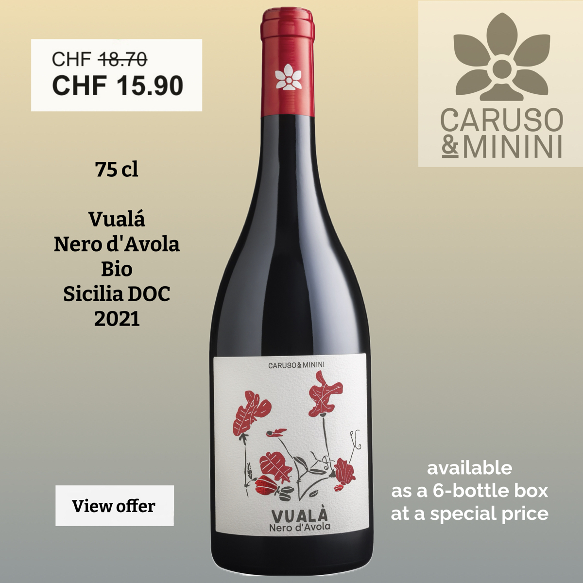 Vualá Nero d'Avola Bio Sicilia DOC