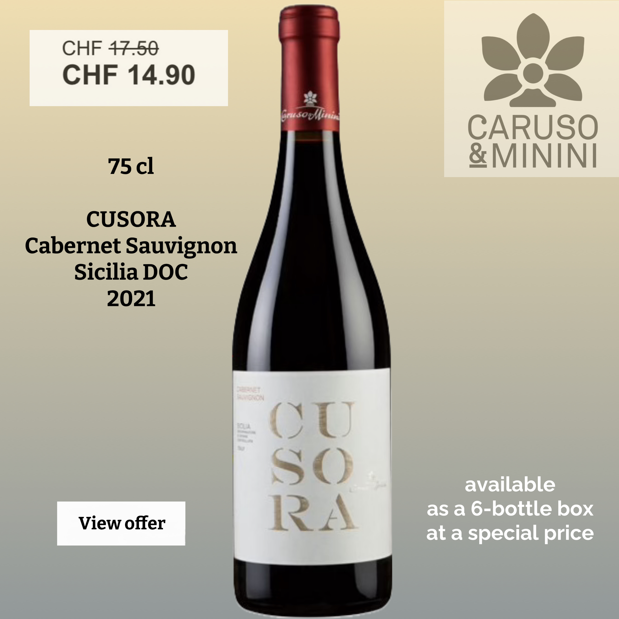 Cusora Cabernet Sauvignon Sicilia DOC