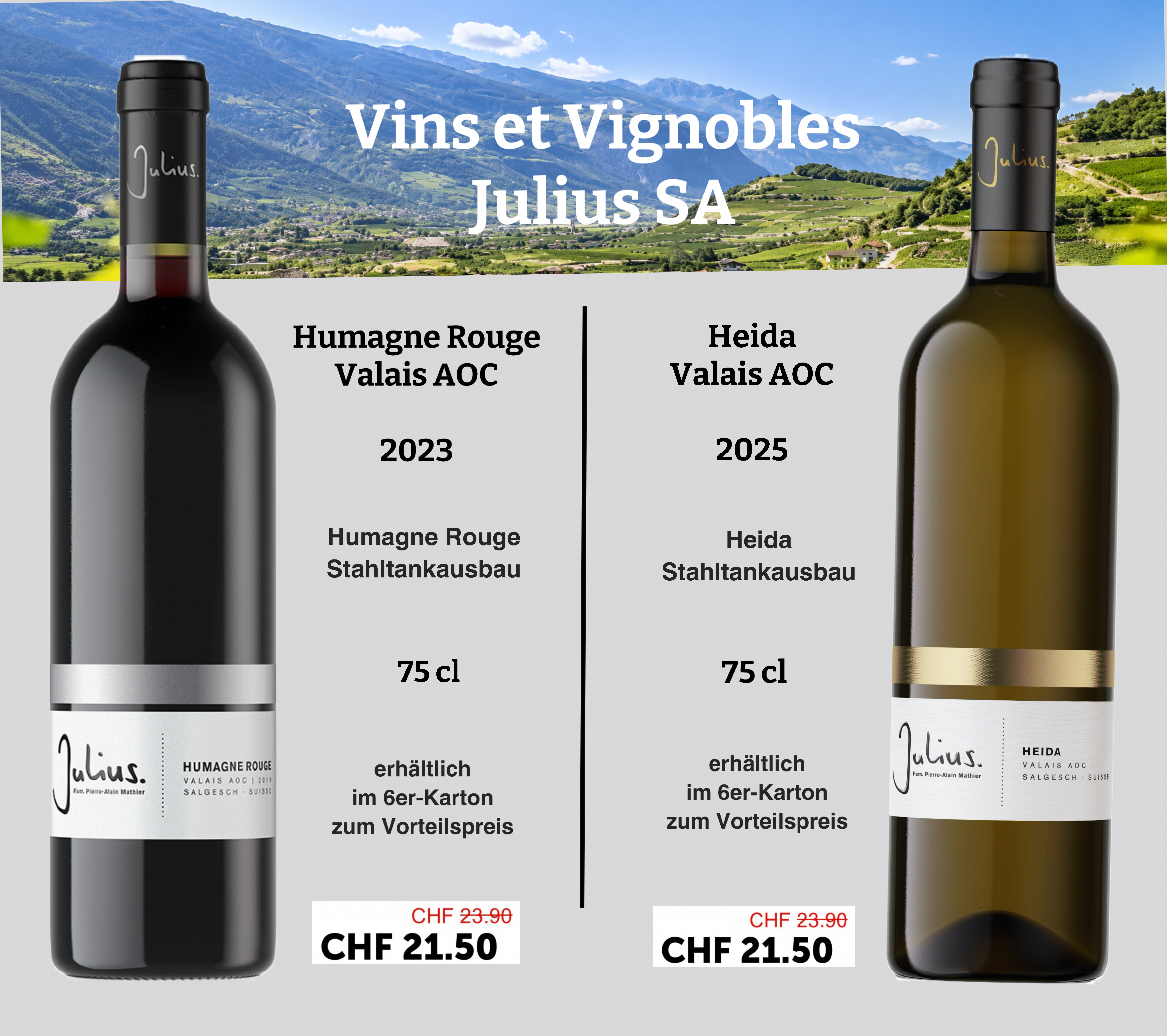 Vins et Vignogles Julius SA