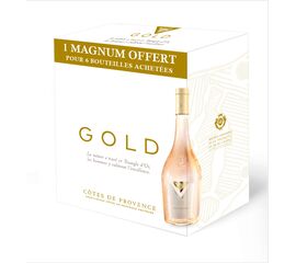 Gold Rosé Côtes de Provence AKTION 6 x 75 cl kaufen, 1 x 150 cl gratis