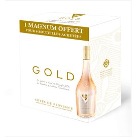 Gold Rosé Côtes de Provence AKTION 6 x 75 cl kaufen, 1 x 150 cl gratis