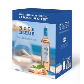 Note Bleue Côtes de Provence AKTION 6 x 75cl + 1 x Magnum gratis